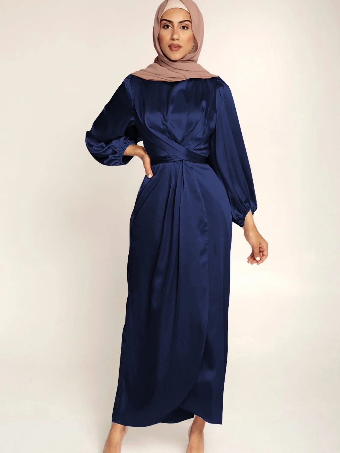 Soft Tunic Dress with Irregular Hem for Spring Women