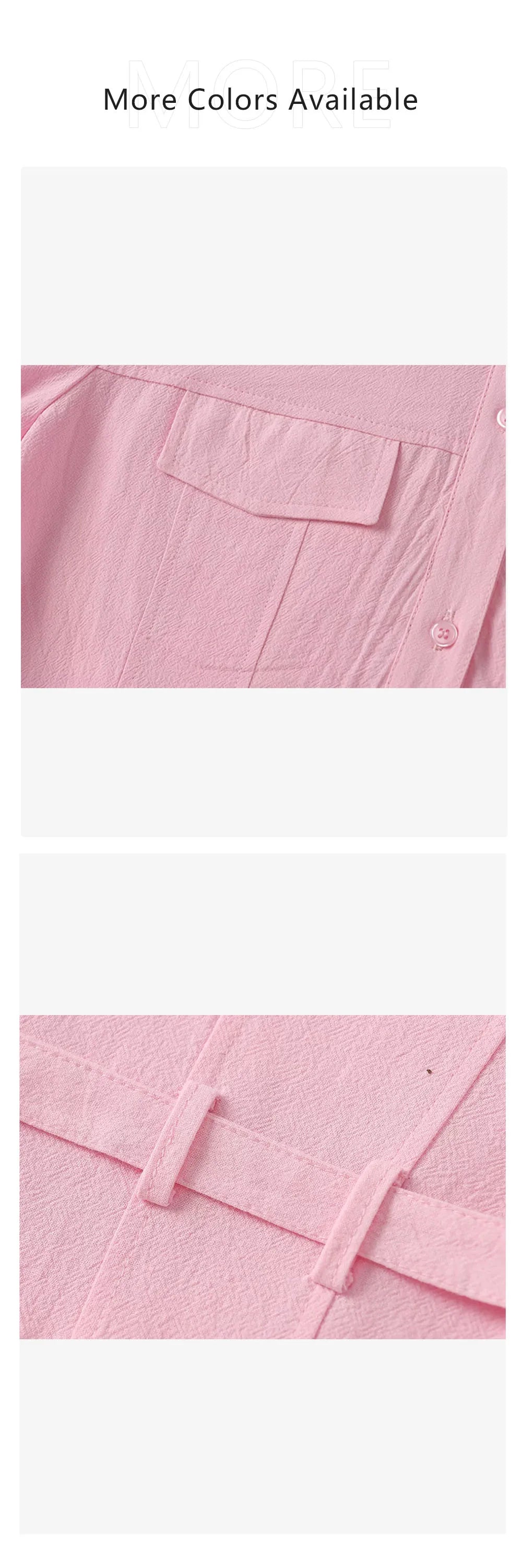 Elegant Belted Shirt Dress For Women Versatile Fashion