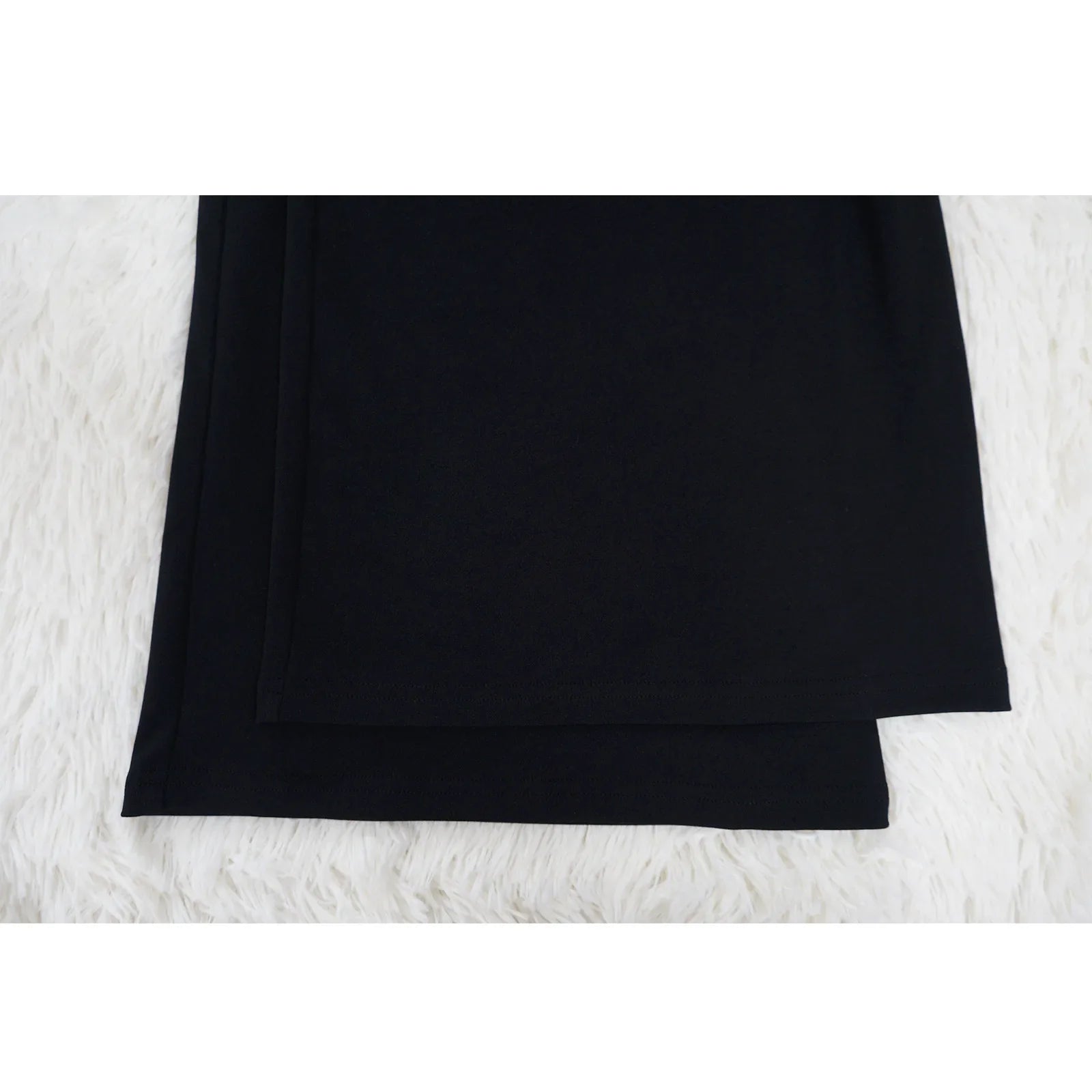 Women Long Sleeve Patchwork Romper Jumpsuit with Waist Cincher Wide-Leg Pants Elegant Office and Party Playsuit