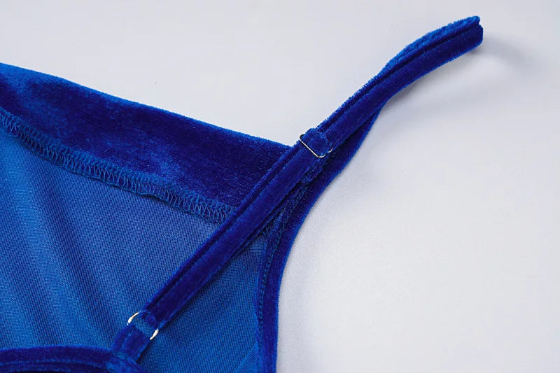 Velvet Bodycon Midi Dress For Party And Evening Wear