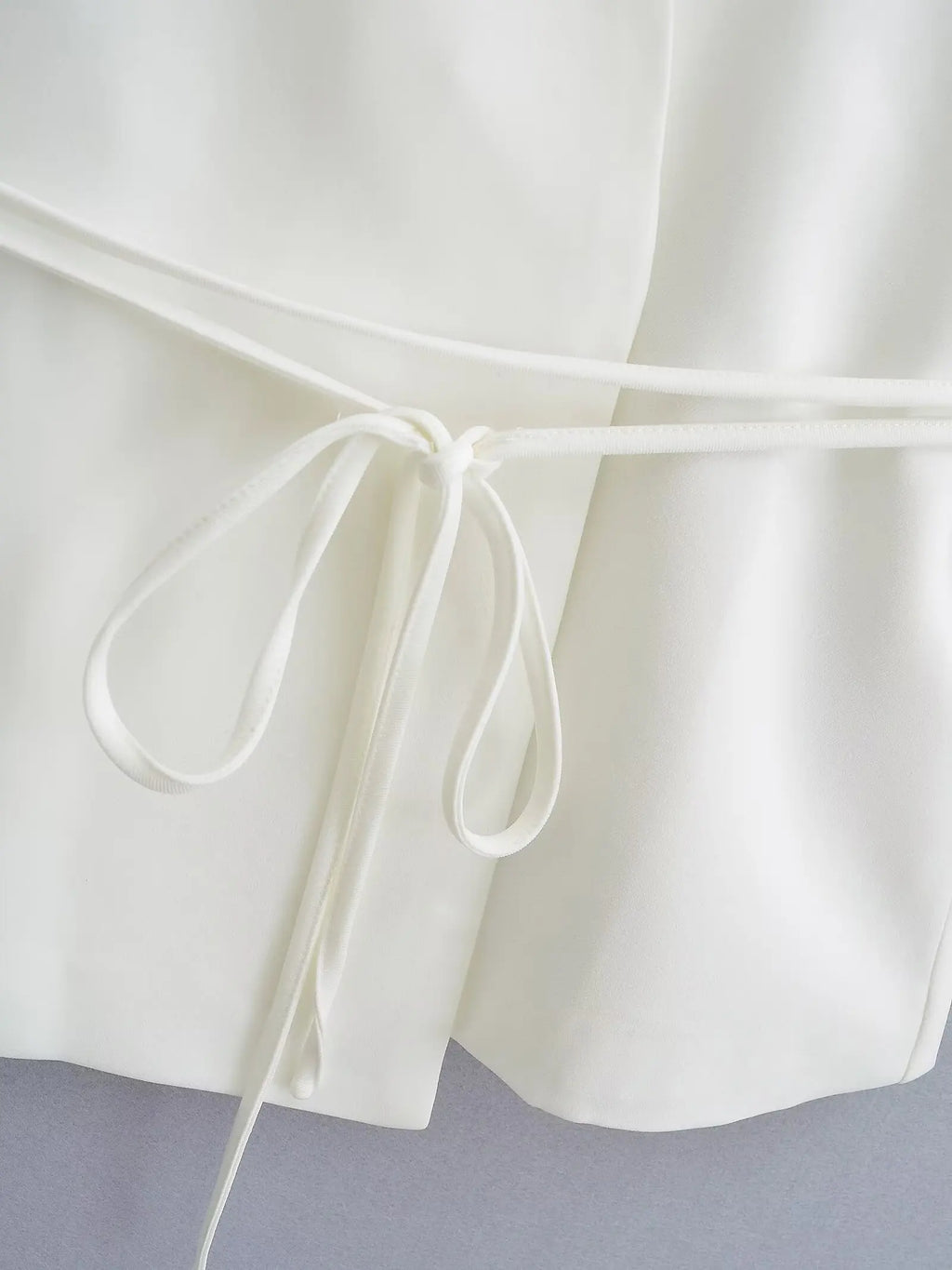 Summer Women's Casual Two-Piece Suit with Lace-Up Tank Top and Pleated Loose Trousers