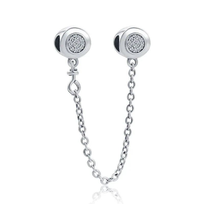 925 Sterling Silver Family Tree Heart Pendant Beads for DIY Bracelets