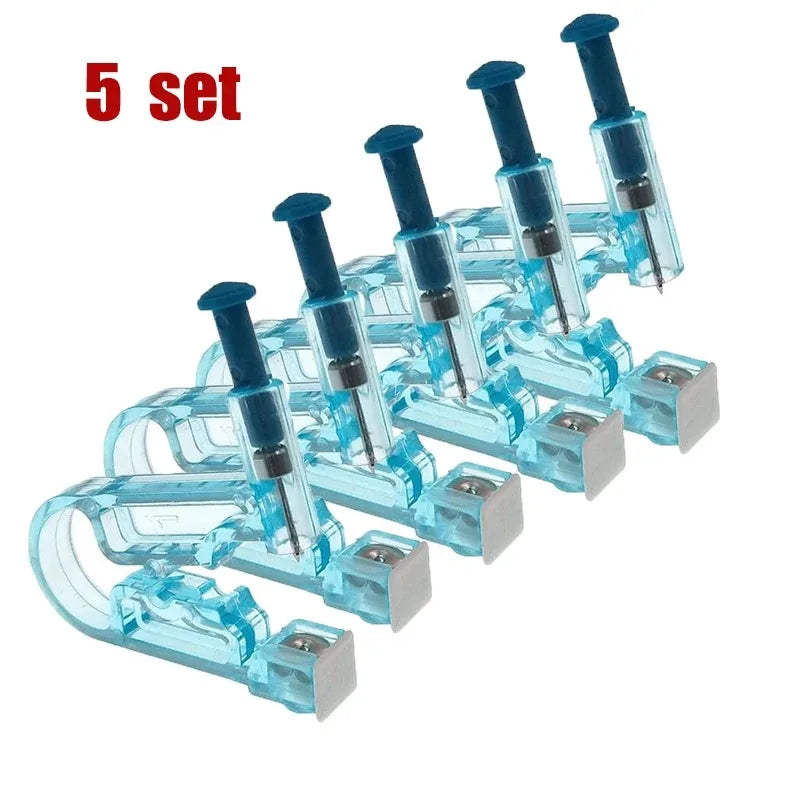 5pcs Ear Piercing Gun Kit Disposable Earring Piercer Tool Set for Safe and Healthy Body Jewelry