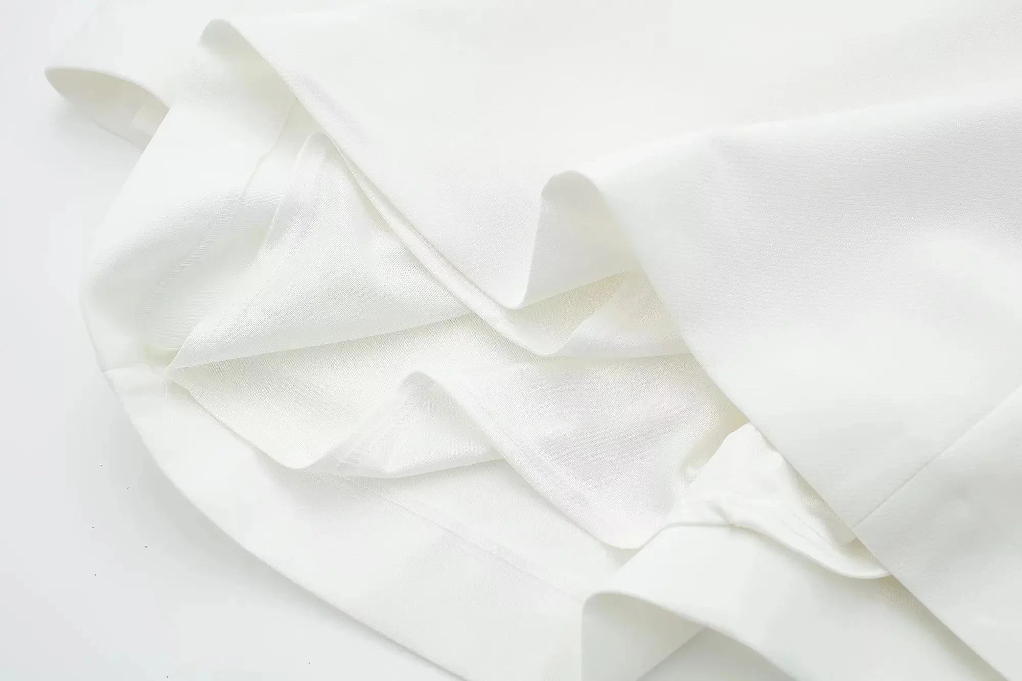 Hollow Out Mini Dress With Lapel Hidden Zipper High Waist