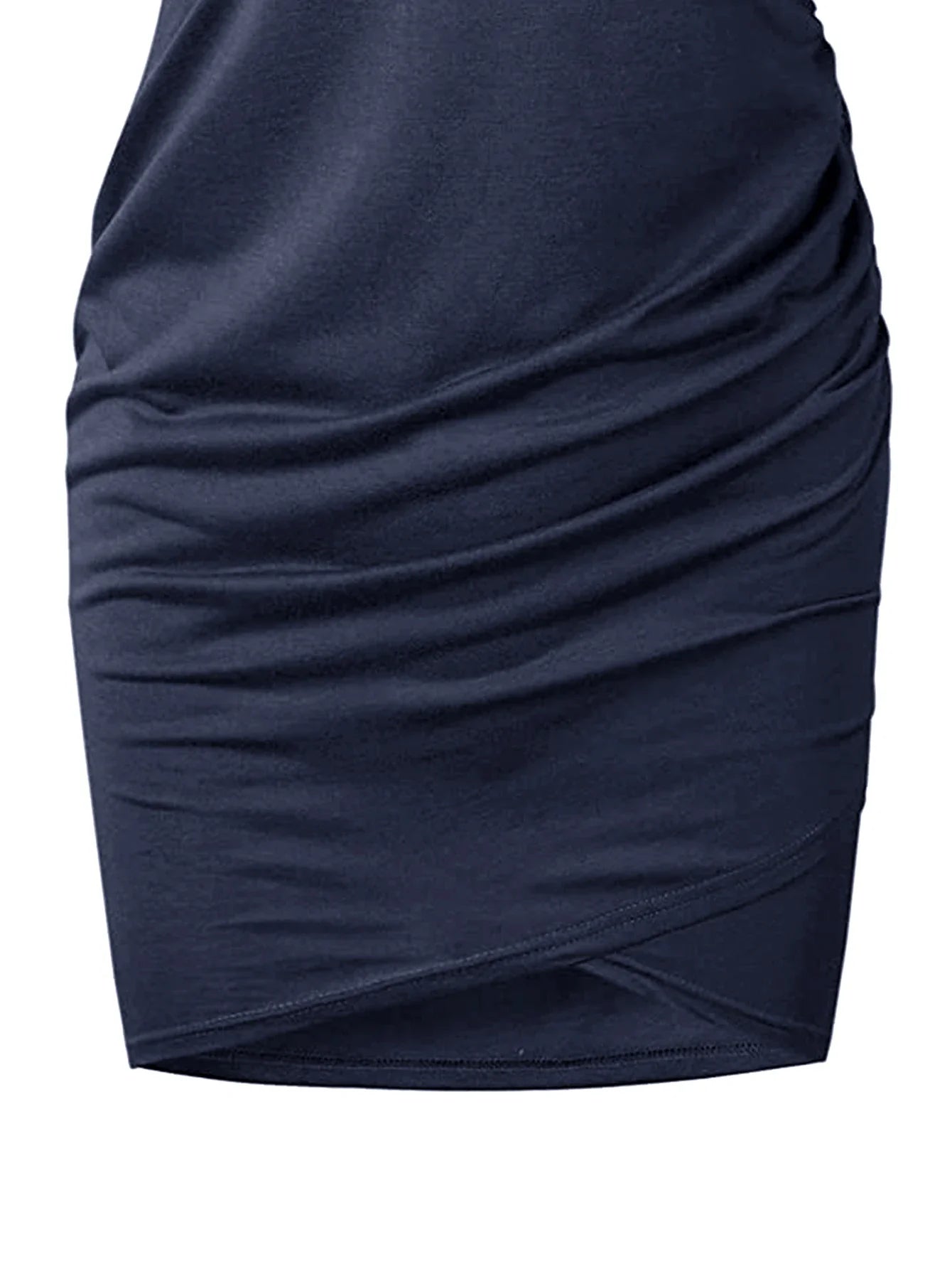 Solid Color Knee Length Sleeveless Summer Skirt For Women