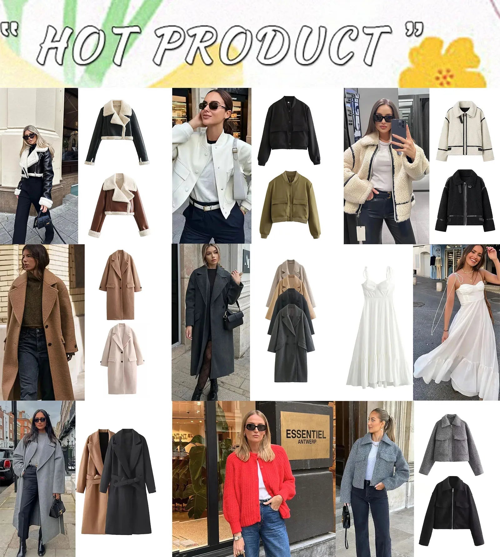 Khaki Women's Suit Set with High Waisted Straight Leg Pants and Fashion Vest