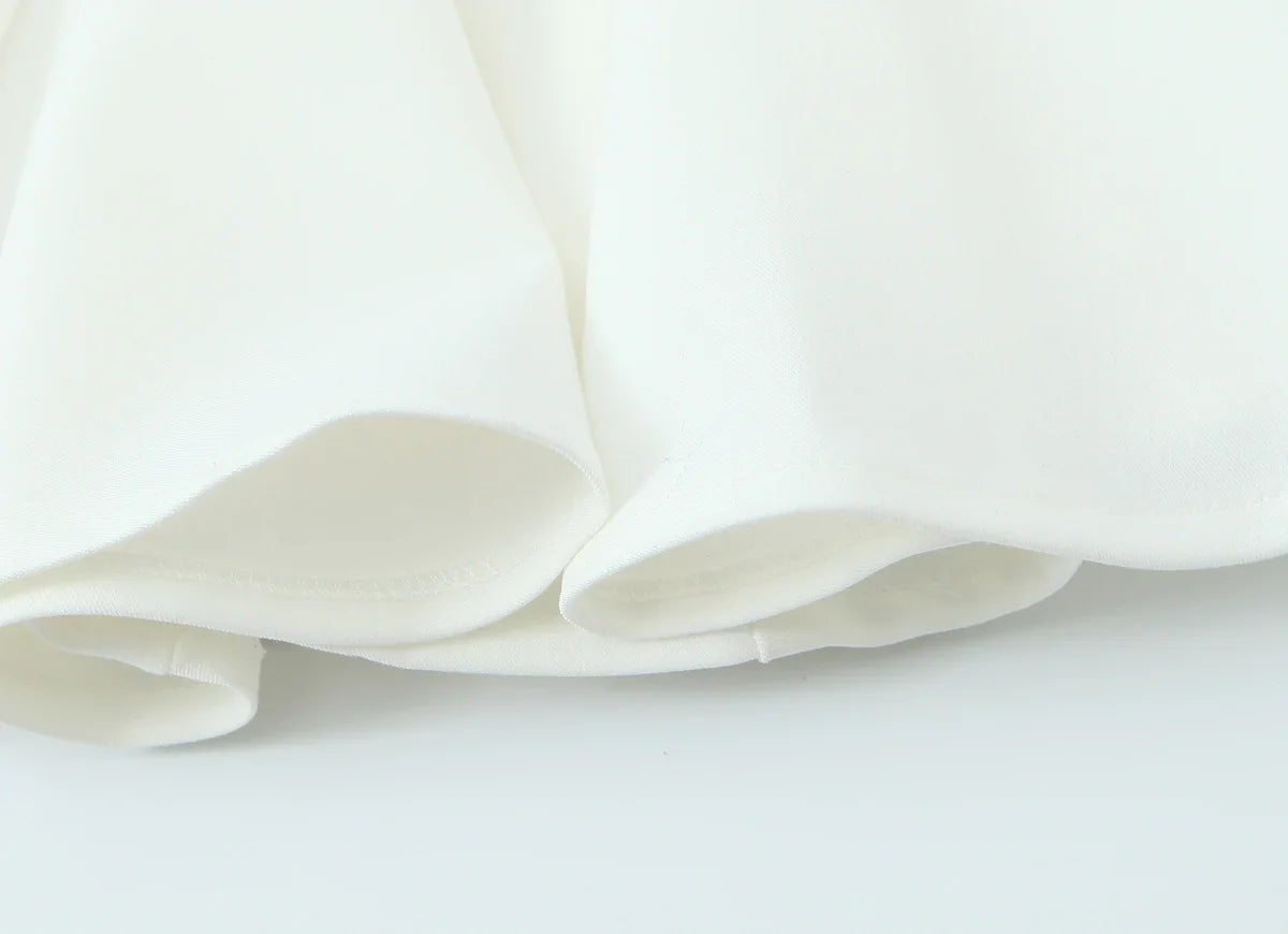 Sexy Bow Pleated Sleeveless Mini Dress For Summer Women