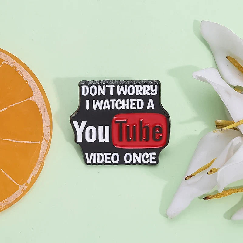 Custom Quotes Enamel Pins with Funny Phrases and Positive Sayings Rainbow Text Brooch Lapel Badge Jewelry Gift for Friends