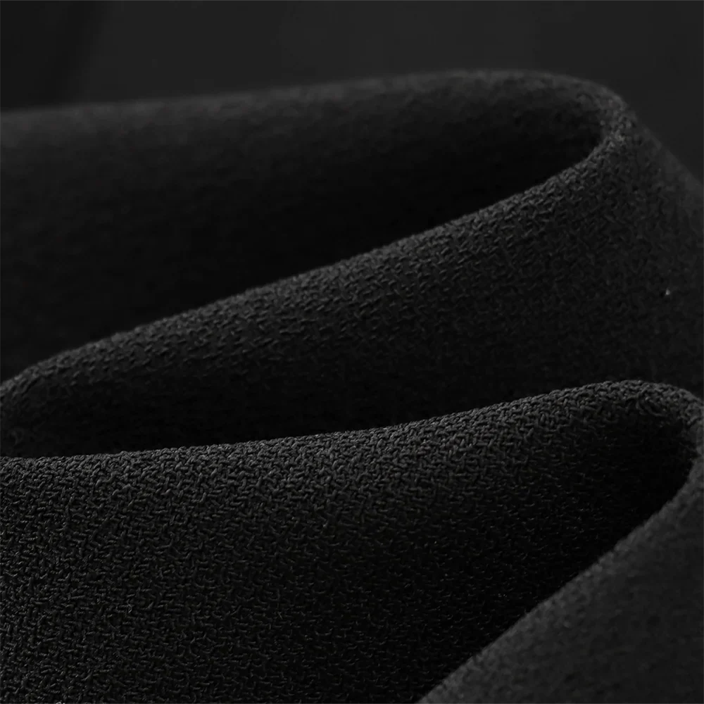 Elegant Wave Hem Swing Dress For Women Round Neck Casual