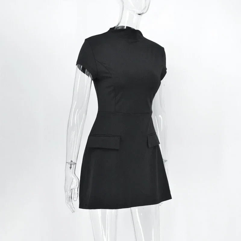 Emo Fashion Mini Dress For Women Streetwear Party Clubwear