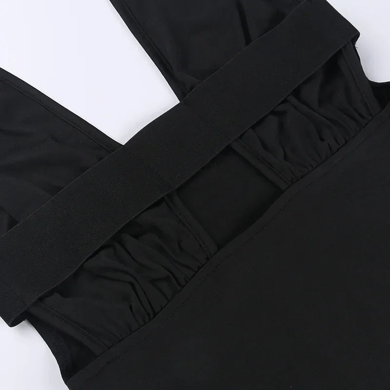 Sheer Beach Cover Up Vest Dress With V Neck Split Detail