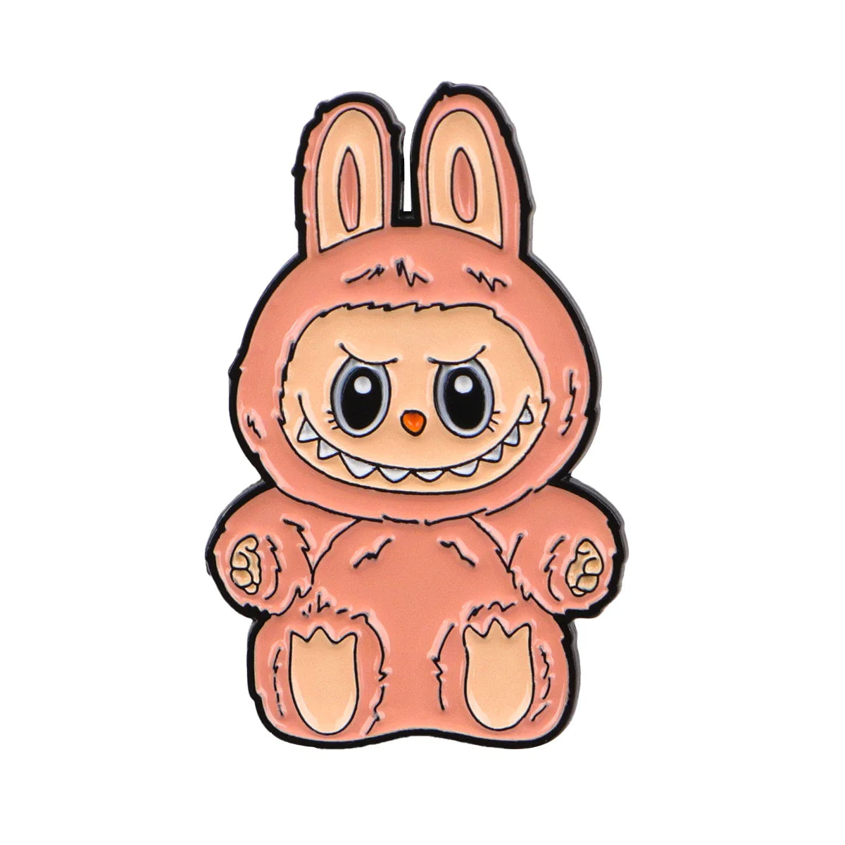 Cute Monster Enamel Pins for Cartoon Anime Lovers - Genie Pin Badge for Backpacks, Lapel Brooch, and Fashion Accessories