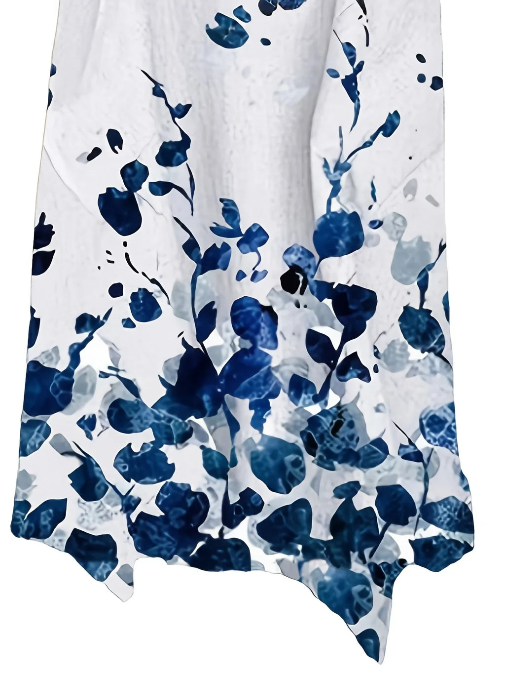 Floral Print Dress For Women With Flowing Skirt Detail