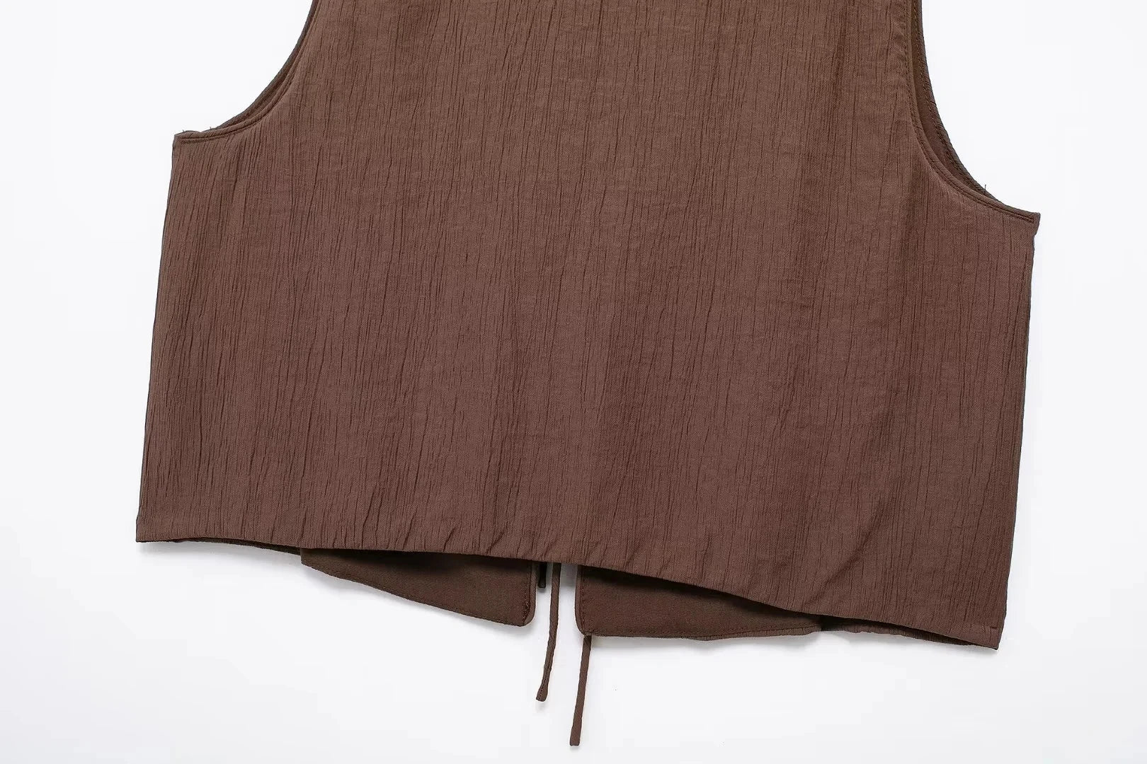 Tied Sleeveless Vest Top and High Waist Midi Skirt Two Piece Set Women's Summer Waistcoat Long Skirt Outfit