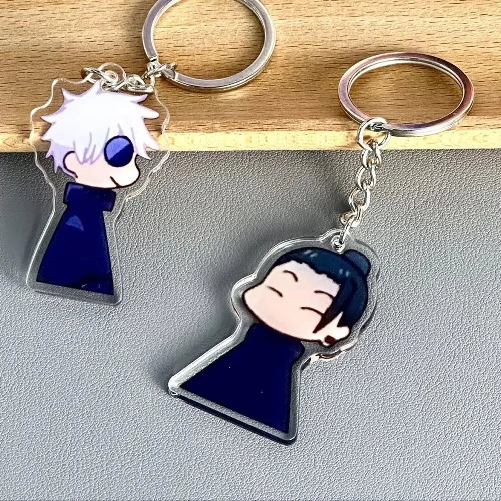 Anime Cosplay Keychain Gojo Satoru Geto Suguru Bag Pendant Jewelry Gift