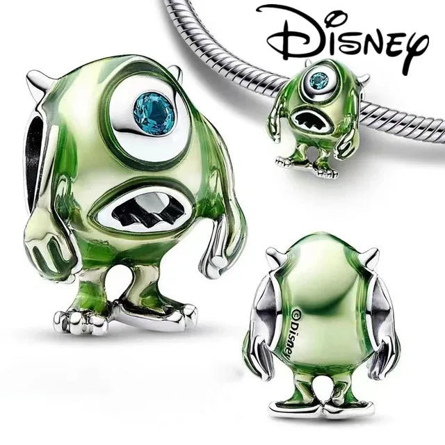 Disney Stitch and Minnie Mouse Charms Dangle Fit 925 Silver Bracelet for Jewelry Making