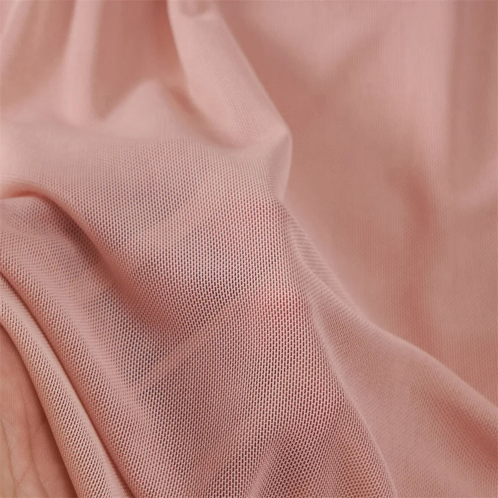 Backless Mesh Nightgown With Cross Strap Nightdress