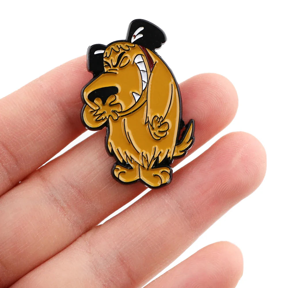 Cute Dog Enamel Pins Cartoon Animal Brooches for Clothes and Backpacks Fashion Jewelry Accessories Gifts for Kids and Friends