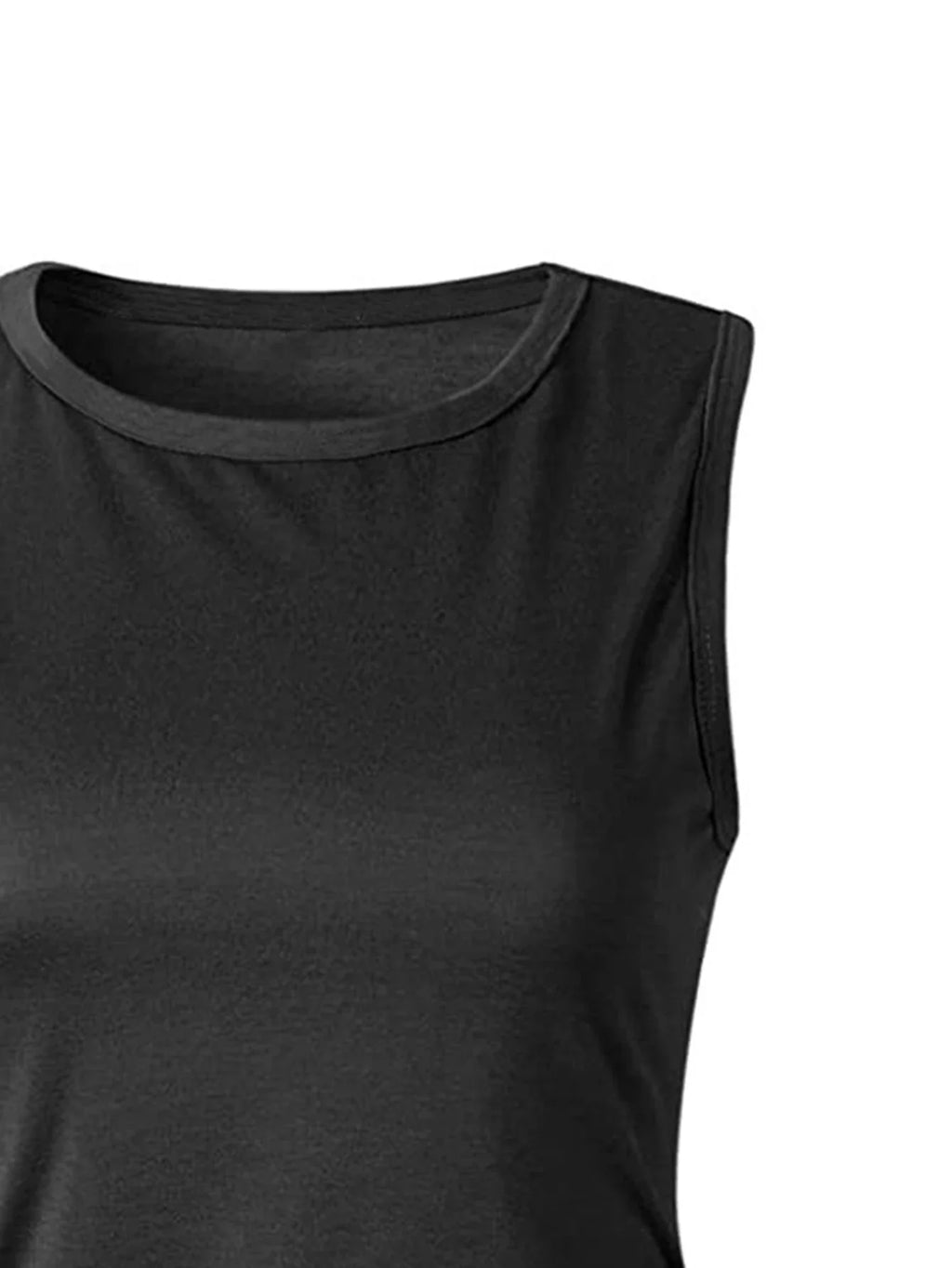 Ruched Summer Sleeveless Tank Dress Mini Party Dress