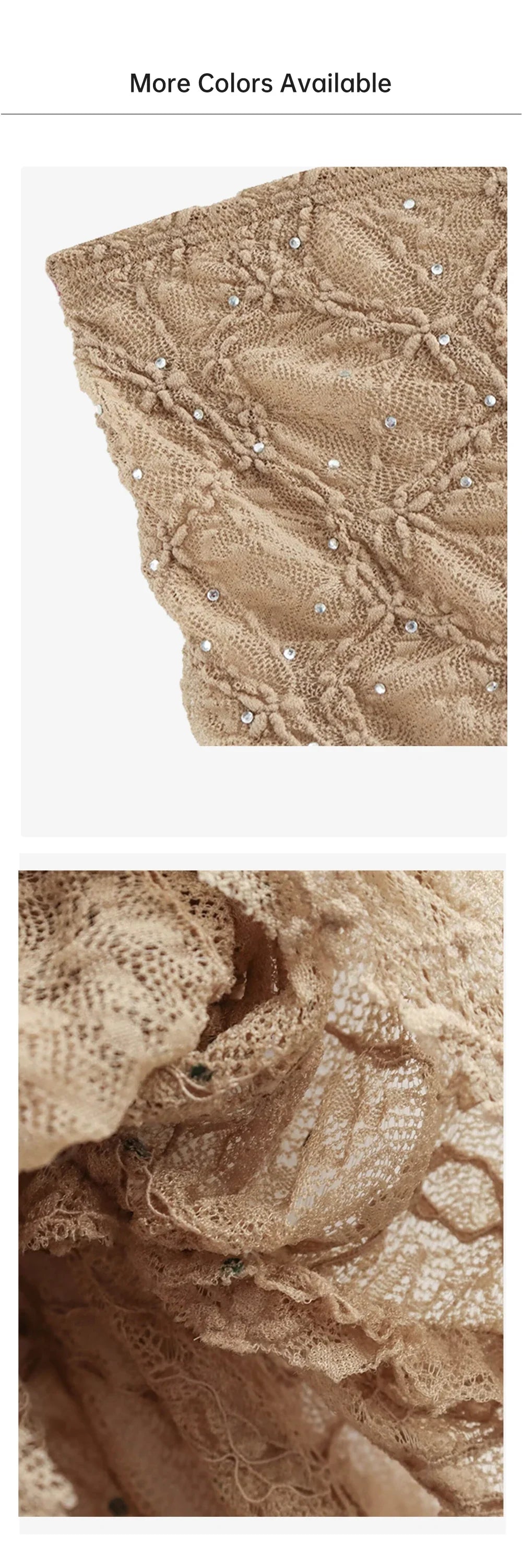 Bright Lace Shoulder Top and High Waist Midi Skirt Set for Women Casual Fashion Summer Outfit