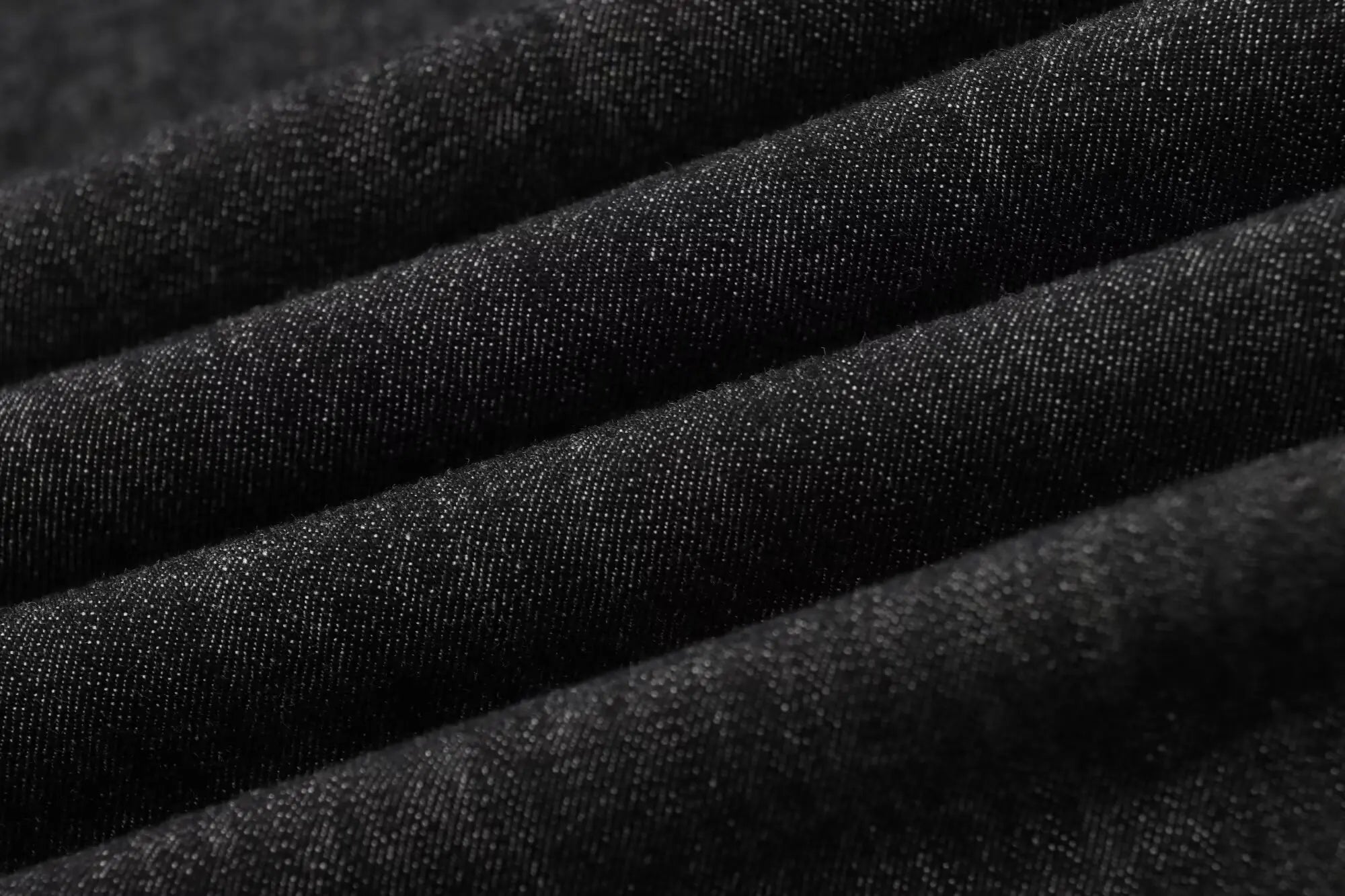 Women Black Denim Pants Set with Fitted Shirt and Patch Pockets Straight Leg Jeans Suit