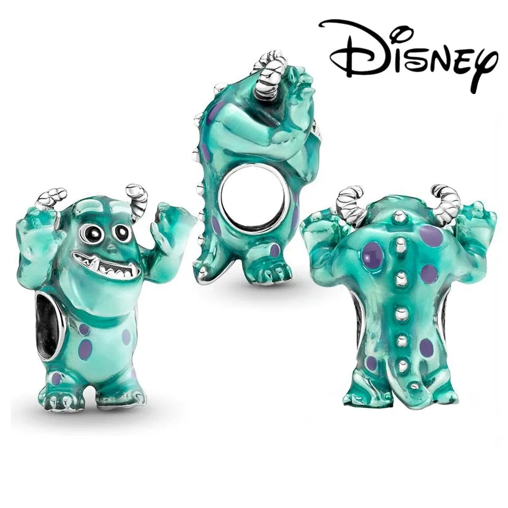 Disney Stitch and Minnie Mouse Charms Dangle Fit 925 Silver Bracelet for Jewelry Making