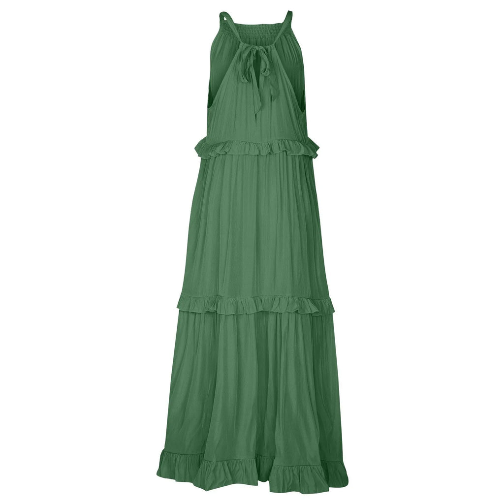 Women Summer Maxi Dress Lightweight Beach Swing Dress