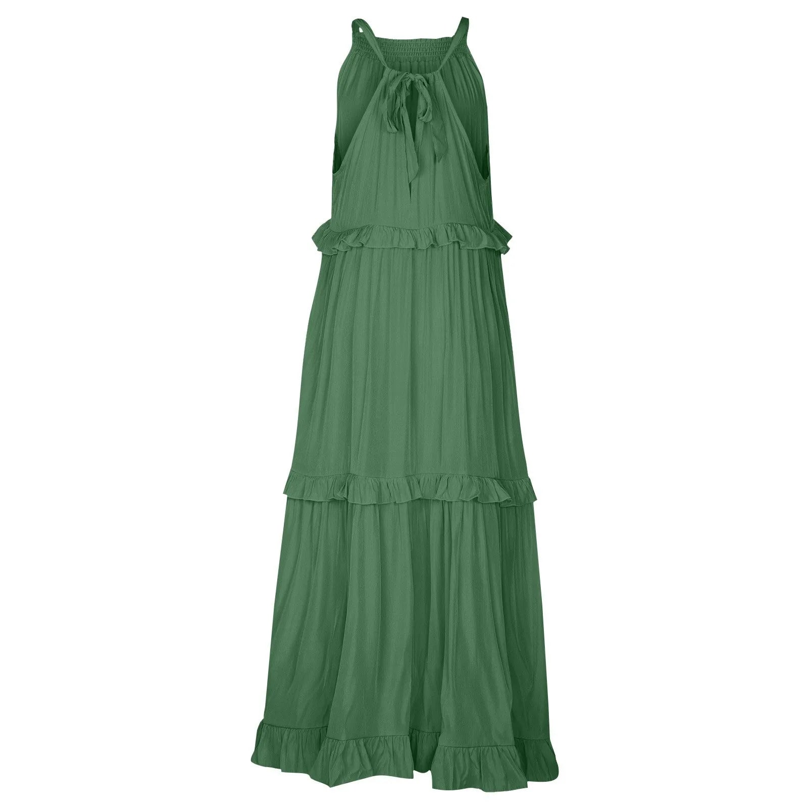 Women Summer Maxi Dress Lightweight Beach Swing Dress