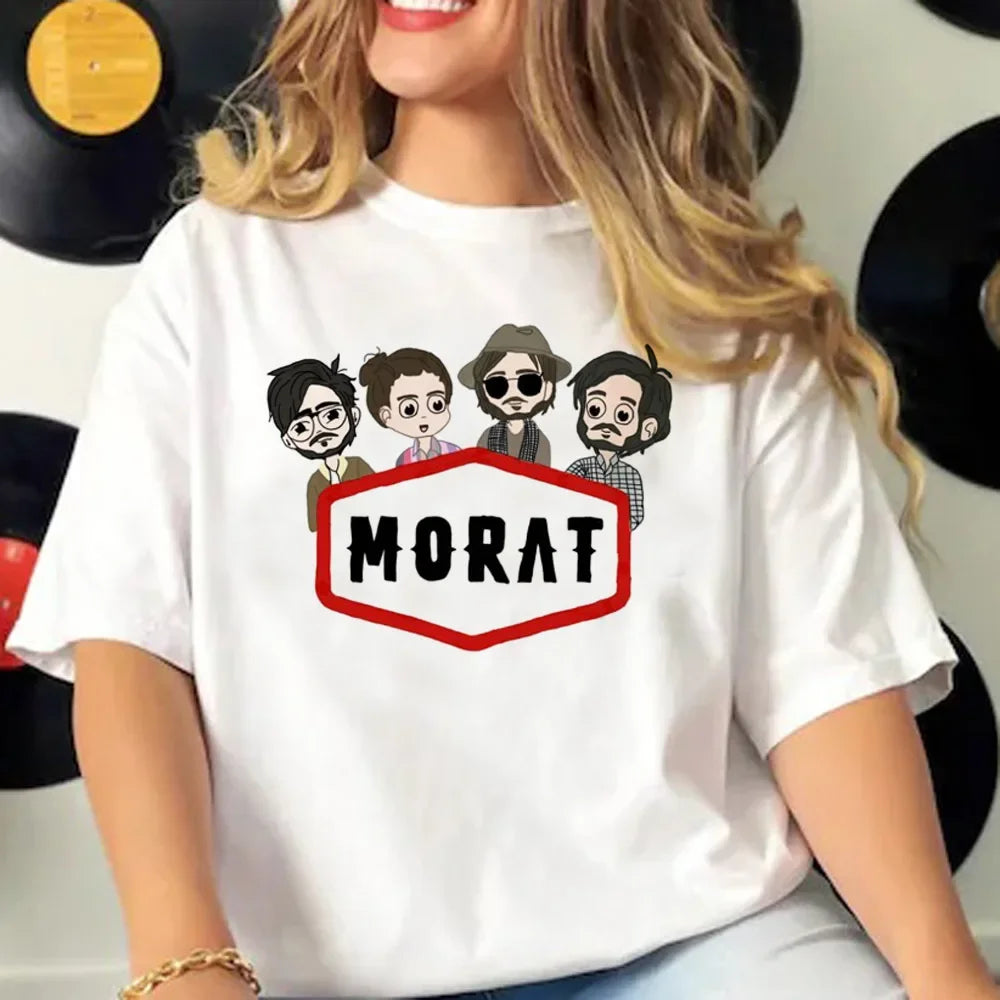 Elegant Japanese Streetwear Patterned T-Shirt for Women Stylish Designer Tee