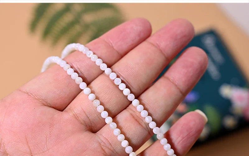 Natural Shell Beads Heart Choker Necklace for Women with Stainless Steel and Copper Star