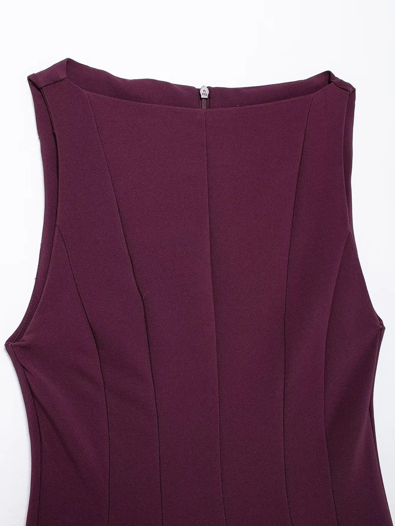 Sleeveless Pleated Mini Dress For Women Casual Office