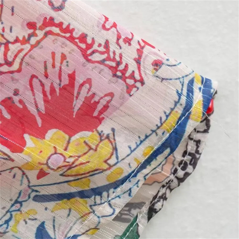 Casual Sleeveless Dress With Button Decoration Round Neck