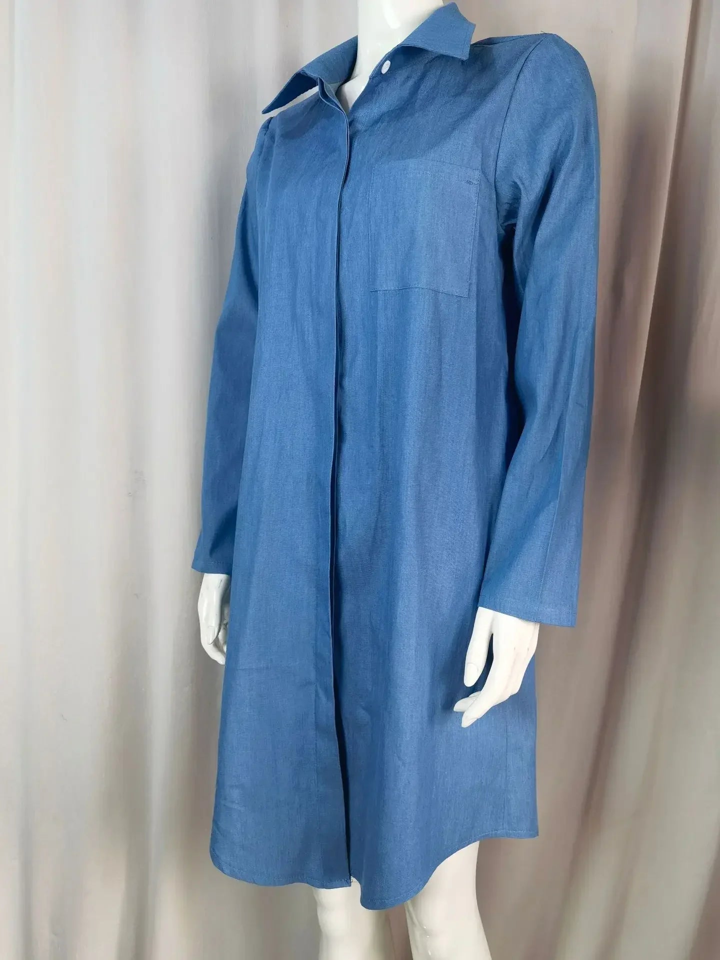 Cowboy Style Long Sleeve Black Dress For Women Retro Chic