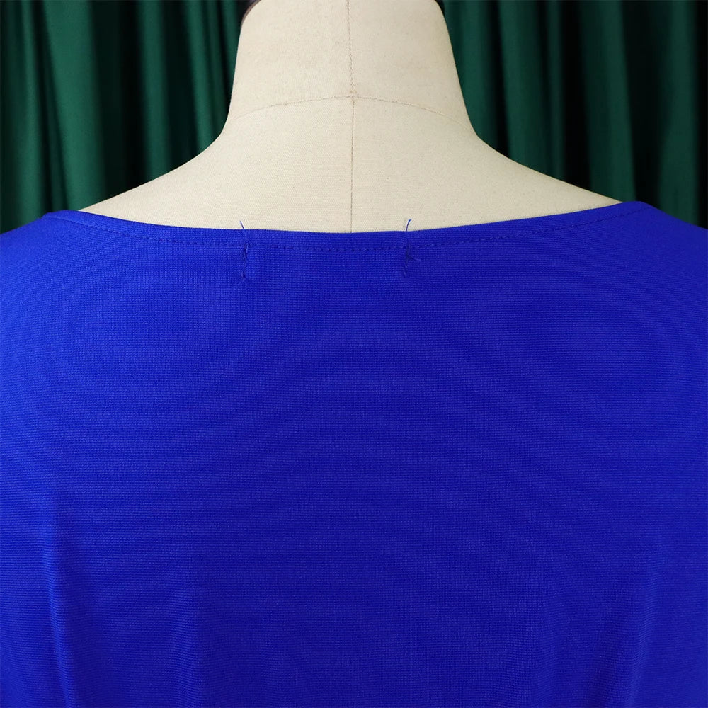 Women's Elegant 2 Piece Pants Set with Solid Blouse Short Sleeve O Neck and Long Trousers