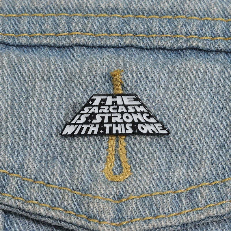 Custom Quotes Enamel Pins with Funny Phrases and Positive Sayings Rainbow Text Brooch Lapel Badge Jewelry Gift for Friends