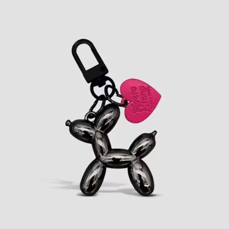 Y2K Balloon Dog Keychain for Girls Cute Sweet Style Phone Chain Bag Pendant Accessory