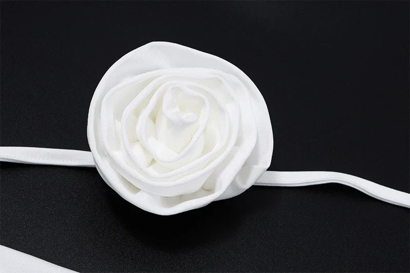 Ruffles Backless Mini Dress For Women Halter Sleeveless