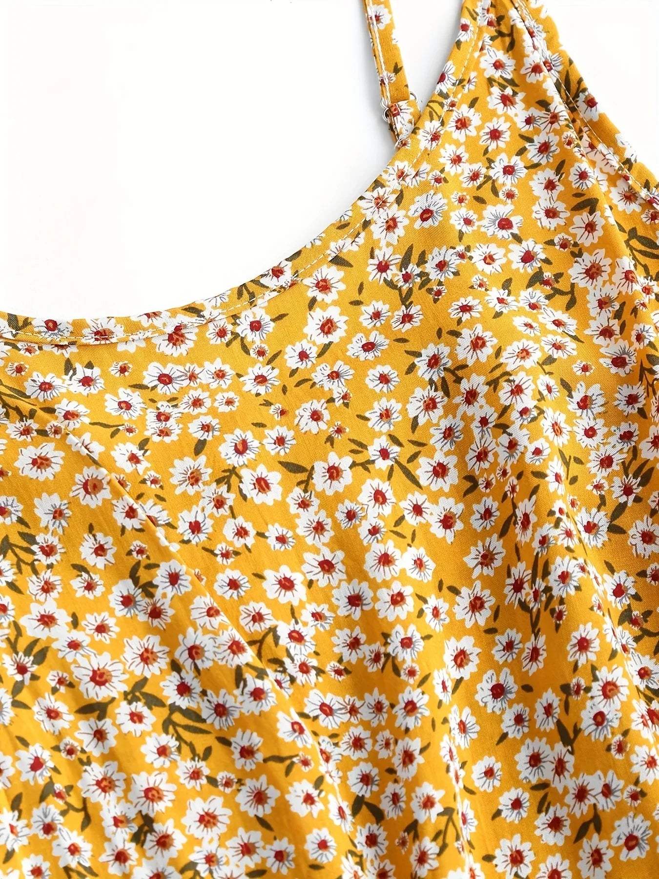 Floral One Shoulder Dress With Waist Enhancing Style