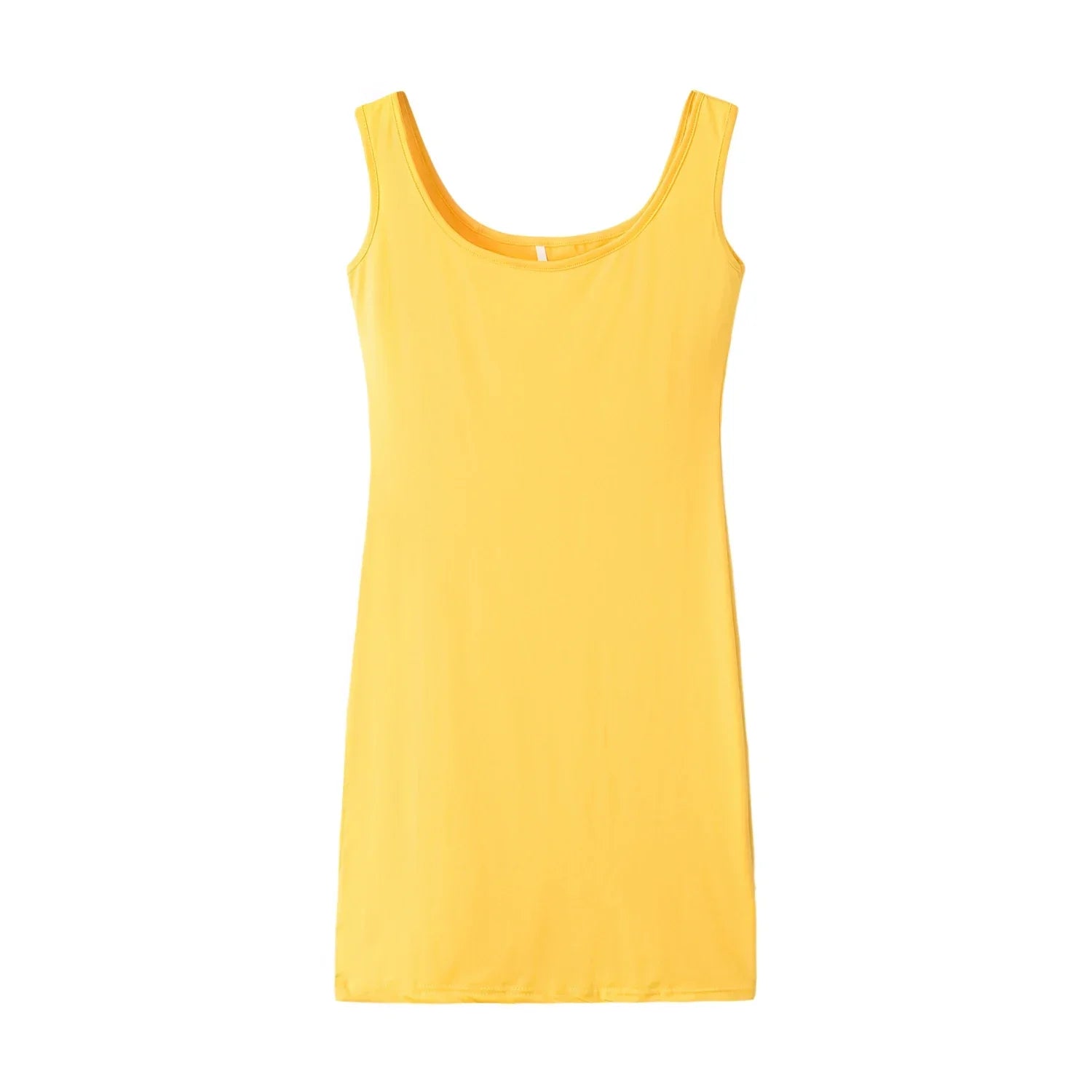 Women Solid Color Strap Casual Summer Sleeveless Dress
