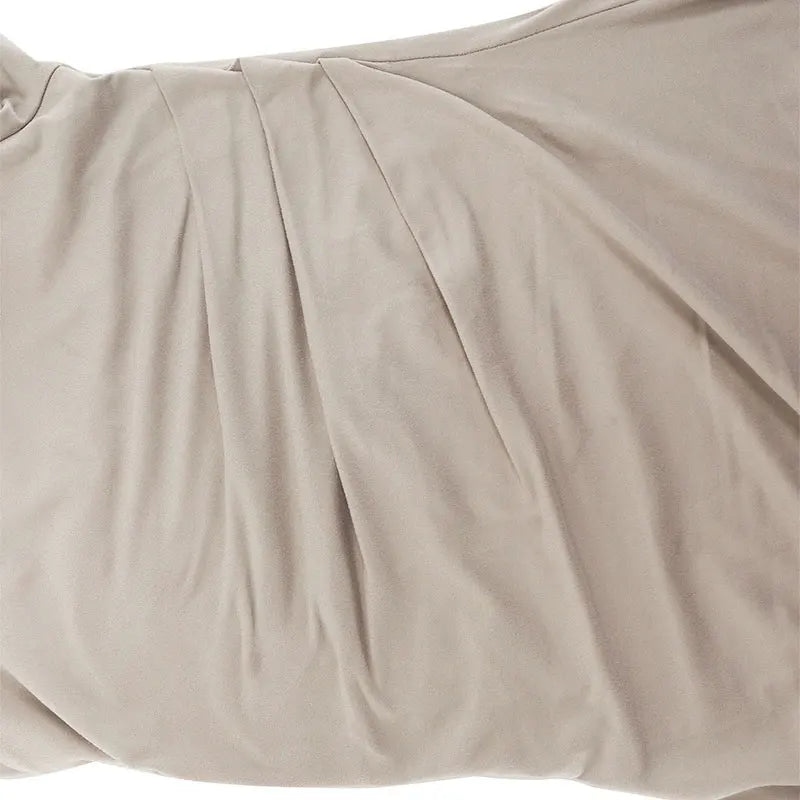 Autumn Womens Knitted Dress With Long Sleeves Collar