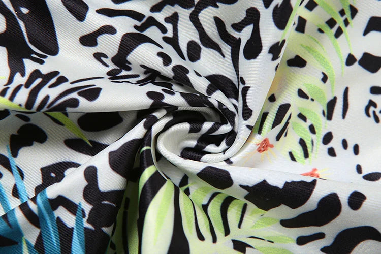 Weird Puss Colorful Print Women's Short Sleeve Skinny Jumpsuit Soft Stretch O-Neck Casual Summer Fitness Street Overalls