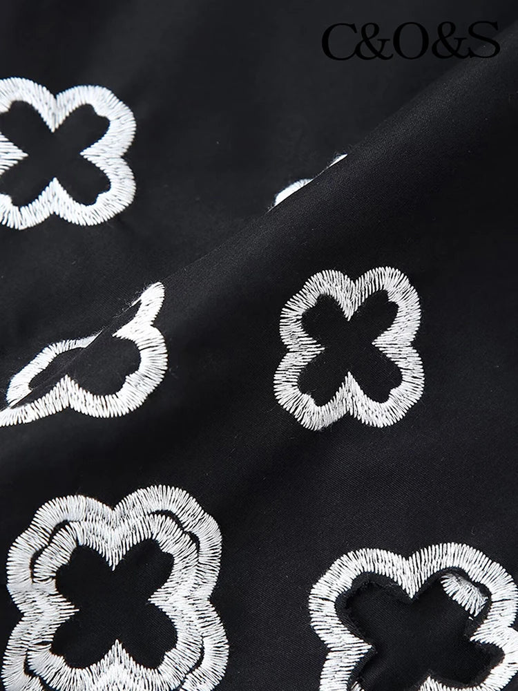 Floral Print Long Sleeve Shirt and High Waisted Trousers Fashion Set