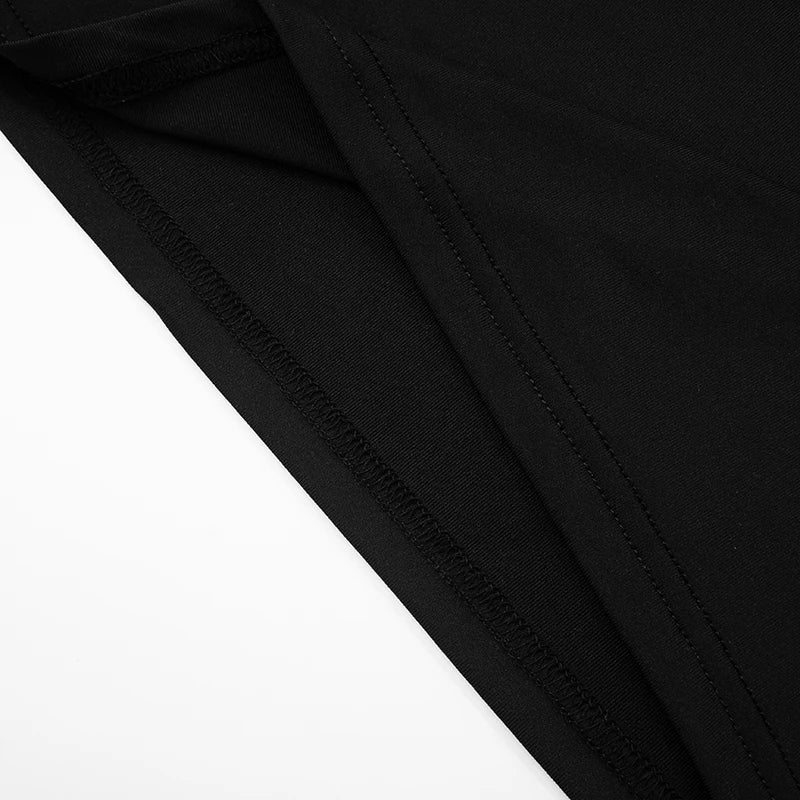 Strapless Hollow Out Short Summer Dress With Oblique Collar