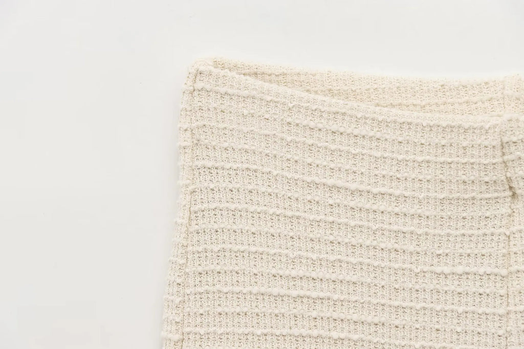 Women's Casual Chic Bow Top and Flared Pants Suit Set for Spring and Summer