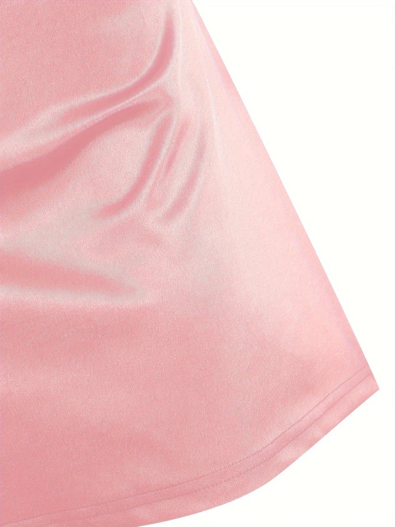 Elegant Satin Hip Suspender Dress For Women Evening Wear