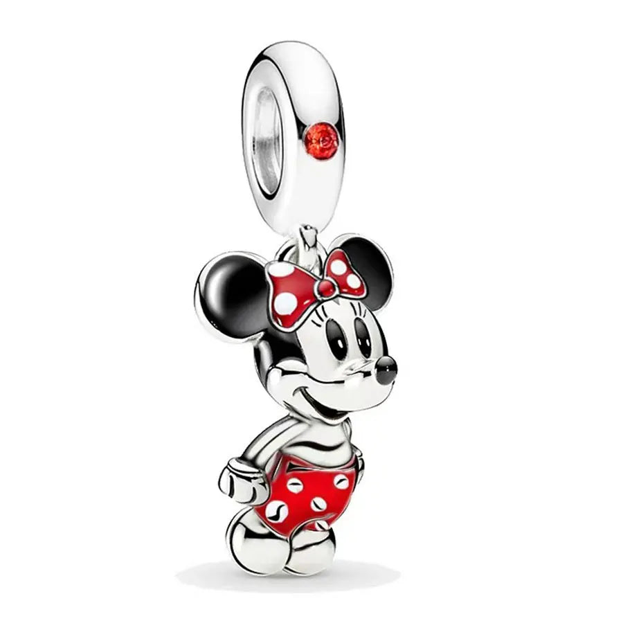 925 Sterling Silver Disney Pendant Beads for DIY Bracelets Perfect Women's Fashion Gift