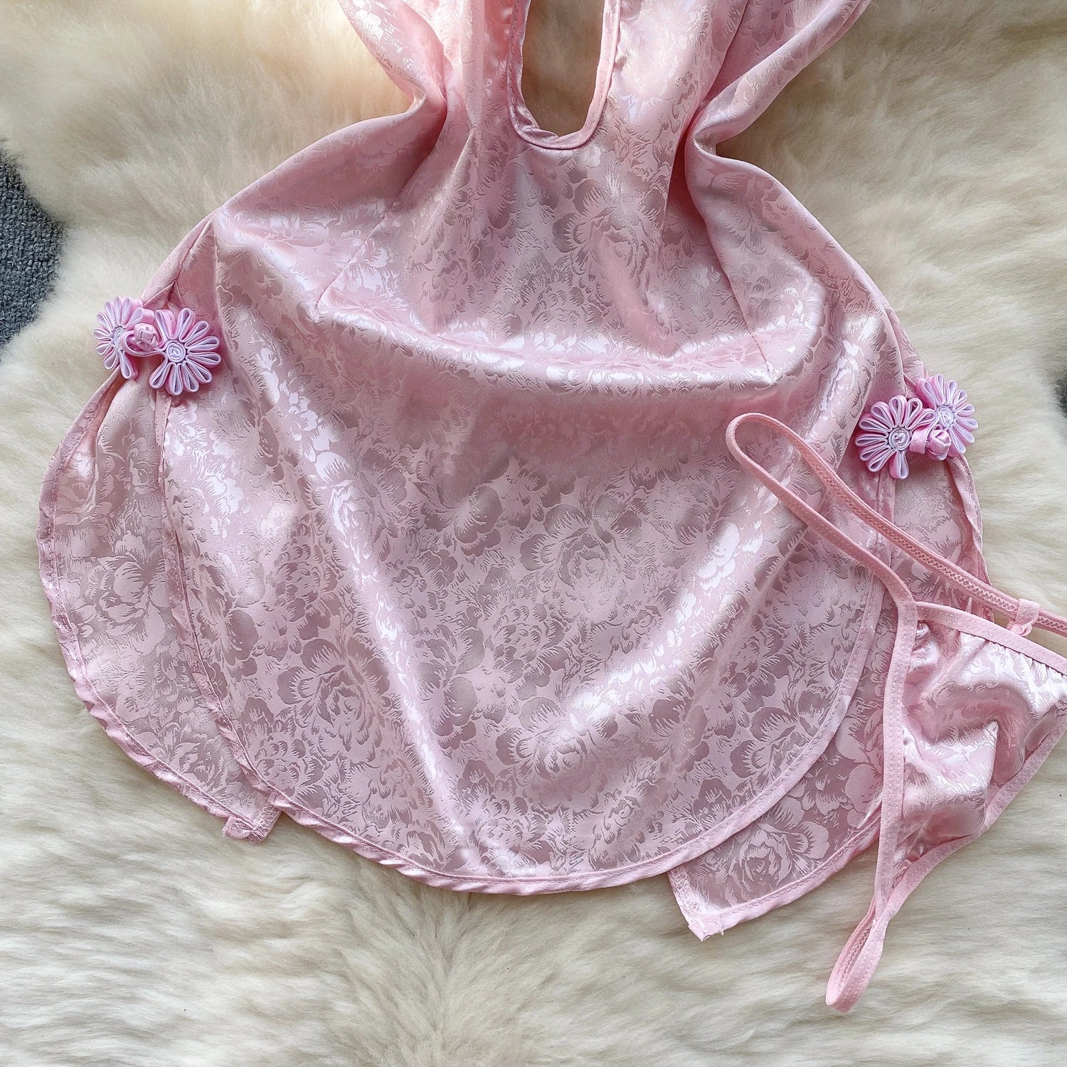 Sexy Anime Cosplay Qipao Bodysuit Nightgown Lingerie