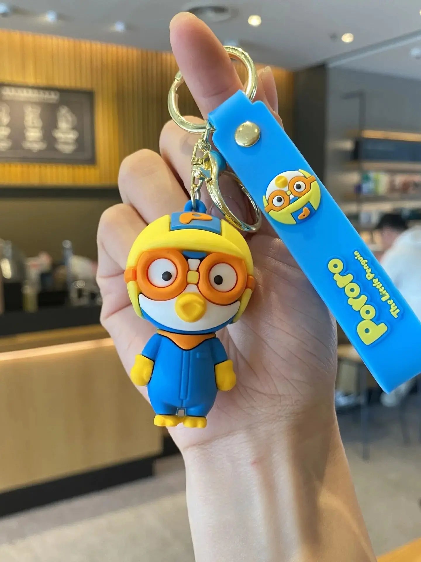 Creative Cartoon Beaver Key Chain Backpack Hanger Car Pendant