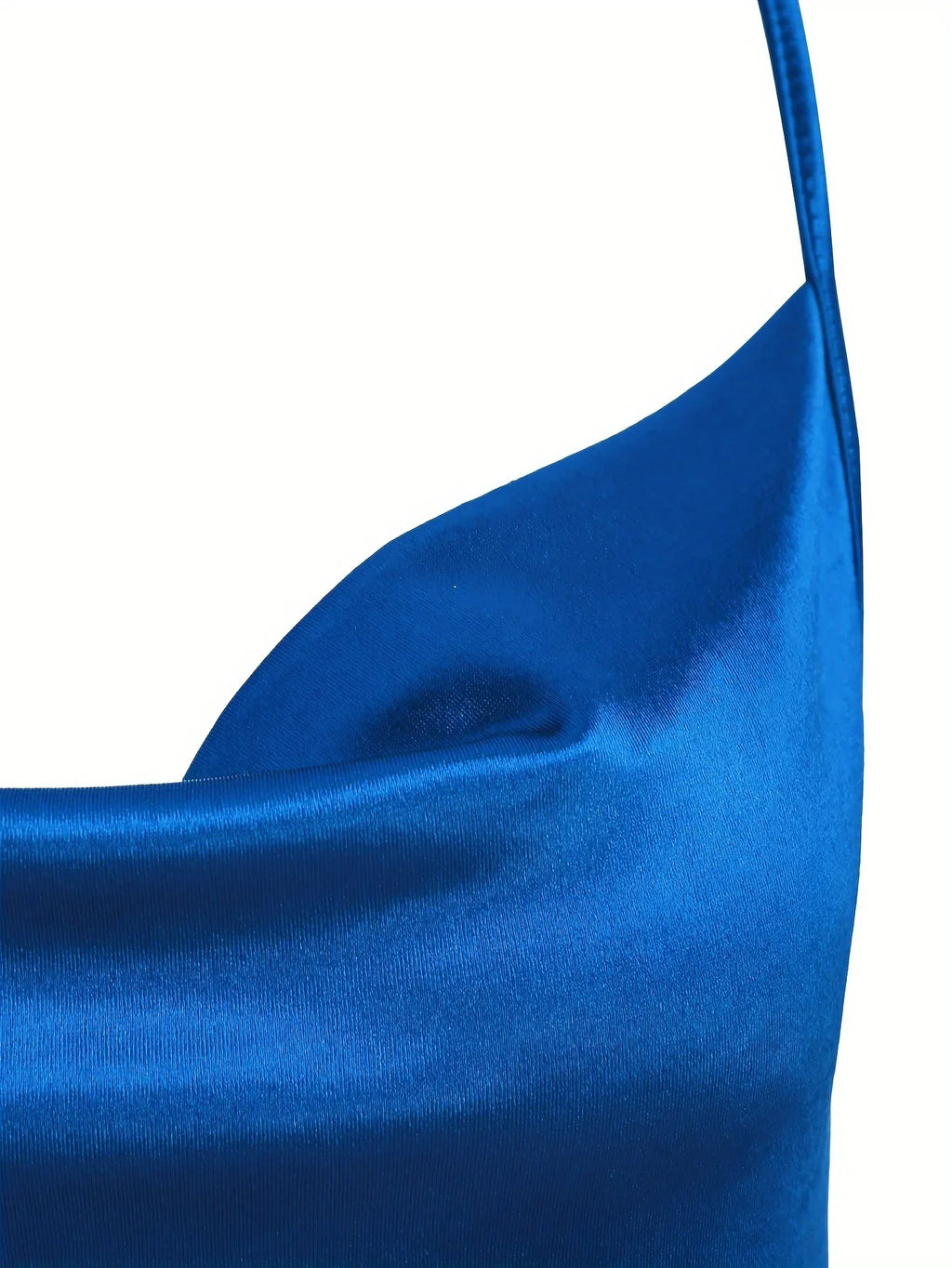 Elegant Satin Hip Suspender Dress For Women Evening Wear