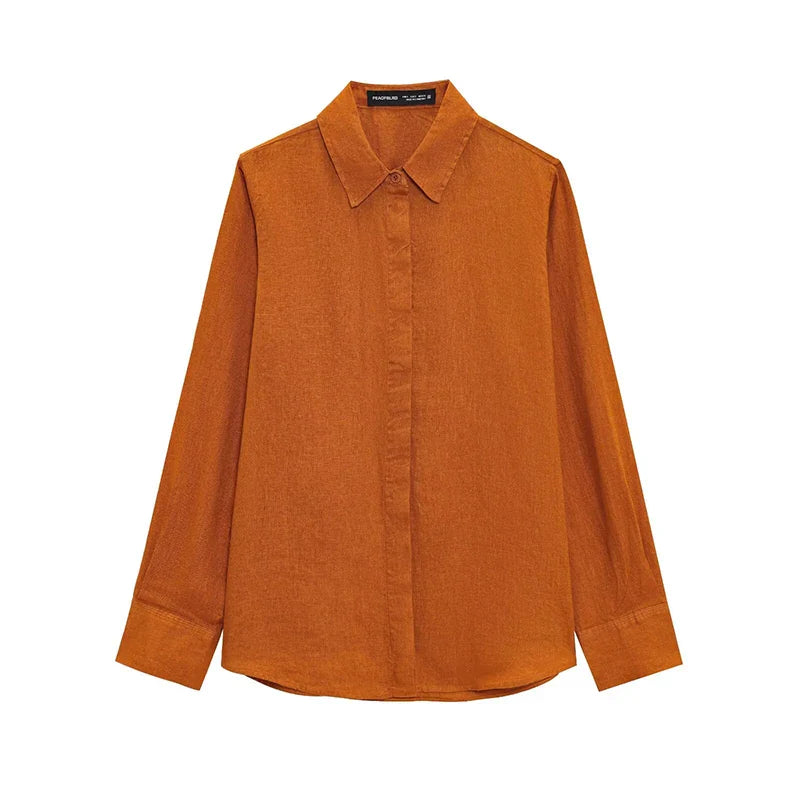 Wide Leg Pants Set for Women Casual Two Piece Outfit with Long Sleeve Shirt and Top